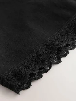 Next Black/White Menopause Friendly Cooling Thigh Smoothing Shorts 2 Pack Clearance