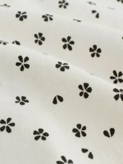 Next Print Hipster Briefs 5 Pack (2-16yrs) Black/White