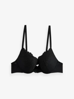 Next Push Up Plunge Lace Bras 2 Pack Black/White New