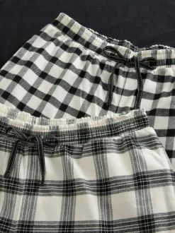 Next Black/White Short Sleeve 100% Cotton Pyjamas 2 Pack