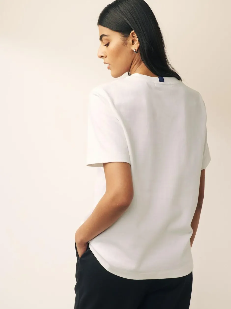 Next Short Sleeve Heavyweight T-Shirts 2 Pack Black/White Clearance