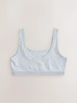 Next Black/White/Grey Scoop Crop Tops 3 Pack (5-16yrs) Best