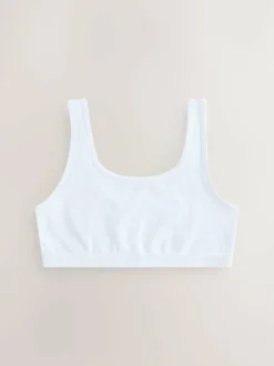 Next Black/White/Grey Scoop Crop Tops 3 Pack (5-16yrs) Best
