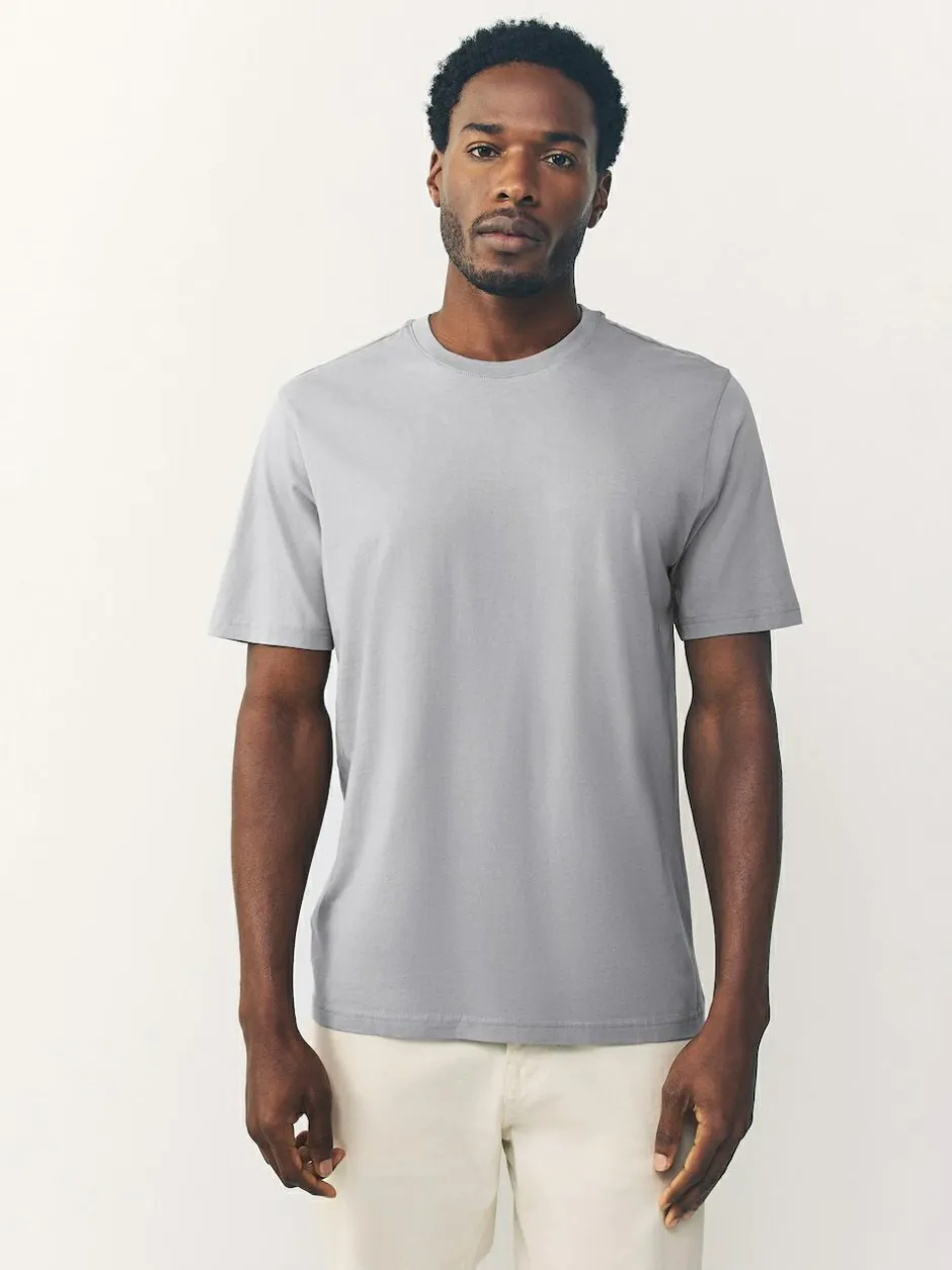 Next Black/White/Grey/Slate Grey/Stone/Brown Regular Fit Essential Cotton T-Shirts 6 Pack Clearance