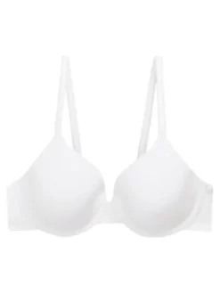 Next Black/White/Pastel Rose Nude Pad Full Cup Cotton Blend Ultimate Comfort Bras 3 Pack Clearance