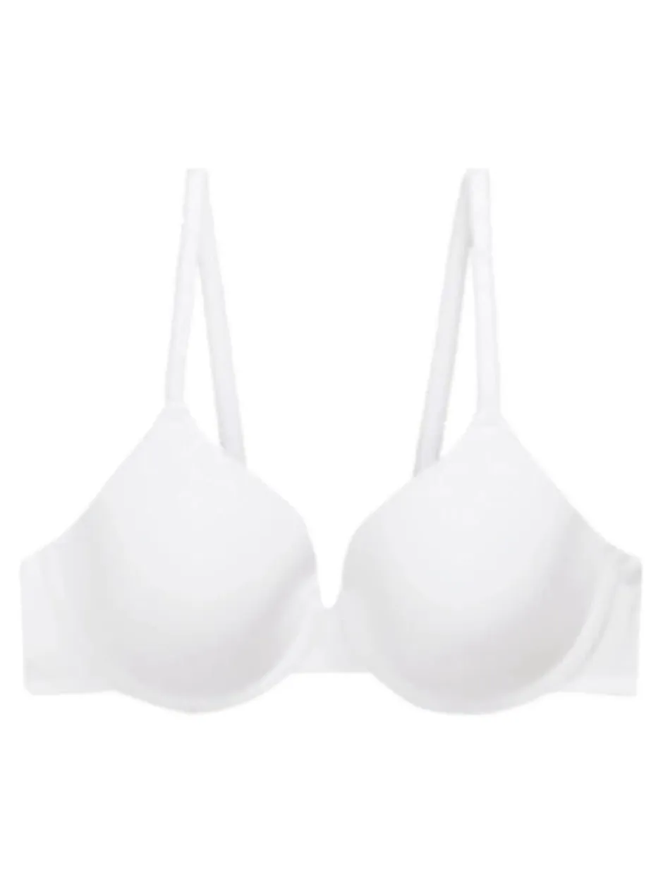 Next Black/White/Pastel Rose Nude Pad Full Cup Cotton Blend Ultimate Comfort Bras 3 Pack Clearance