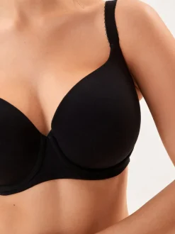 Next Black/White/Pastel Rose Nude Pad Balcony DD+ Cotton Blend Ultimate Comfort Bras 3 Pack Sale