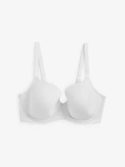 Next Black/White/Pastel Rose Nude Pad Balcony DD+ Cotton Blend Ultimate Comfort Bras 3 Pack Sale