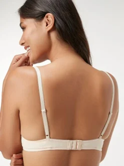 Next Black/White/Pastel Rose Nude Pad Plunge Cotton Blend Ultimate Comfort Bras 3 Pack Sale