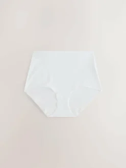 Next Full Brief Full Briefs Cotton Knickers 10 Pack Black/White/Pastel Rose Nude Online
