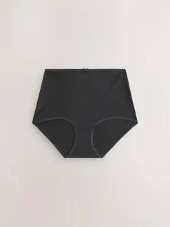 Next Full Brief Full Briefs Cotton Knickers 10 Pack Black/White/Pastel Rose Nude Online