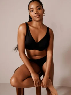 Next Non Pad Full Cup DD+ Microfibre Smoothing Ultimate Comfort T-Shirt Bras 3 Pack Black/White/Praline Nude Discount