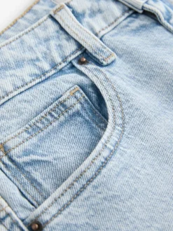 Next Knee Length Bermuda Denim Shorts Bleach Sale