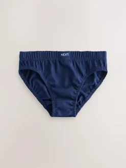 Next 100% Cotton Briefs 7 Pack (1.5-16yrs) Blue Sale