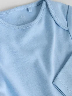 Next Blue 5 Pack Baby Long Sleeve Bodysuits Clearance