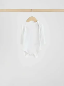 Next Blue 5 Pack Baby Long Sleeve Bodysuits Clearance