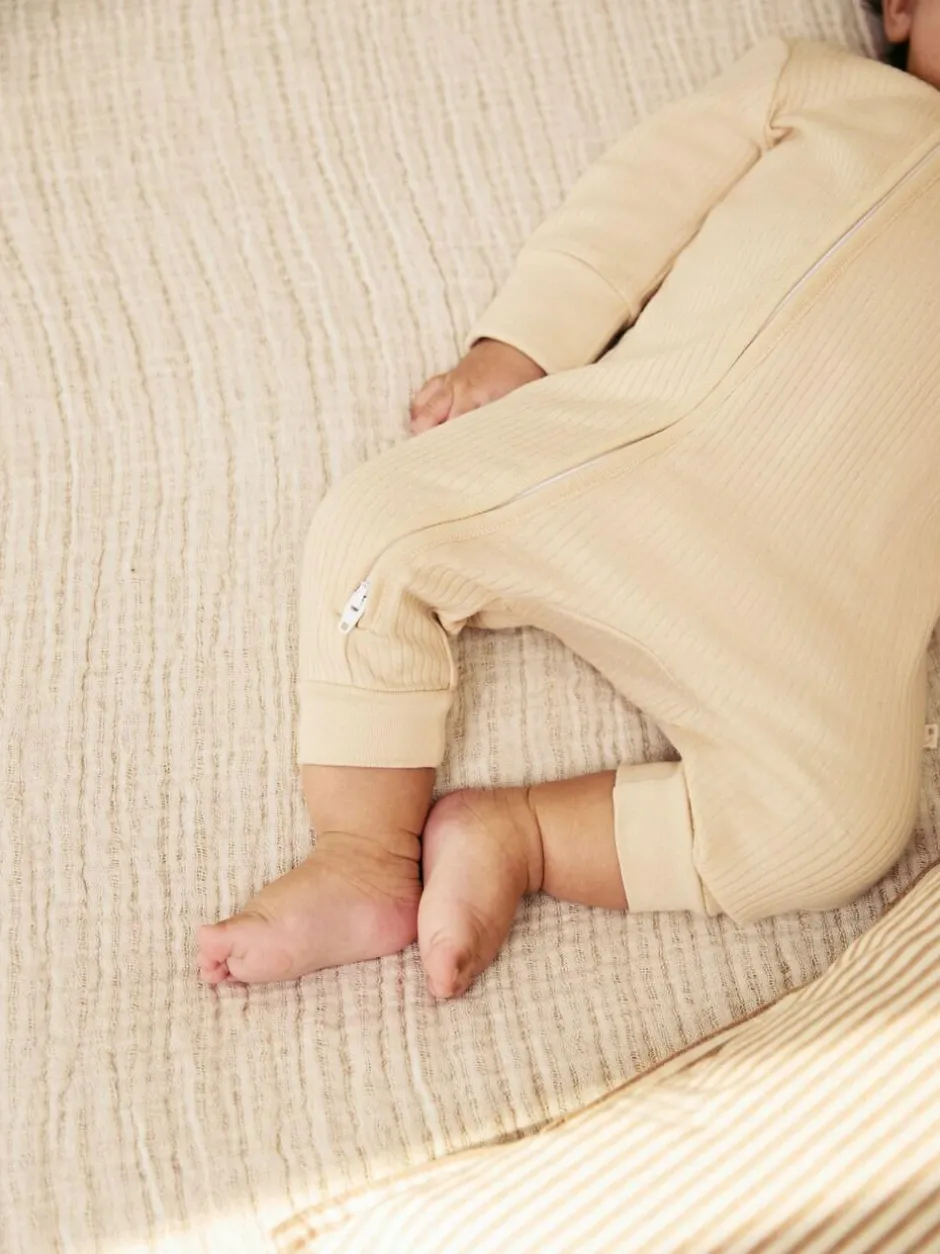 Next Blue 3 pack Baby Two Way Zip Footless Cotton Sleepsuits (0mths-3yrs) Best