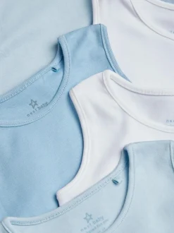 Next Blue 5 Pack Baby Vest Bodysuits Hot