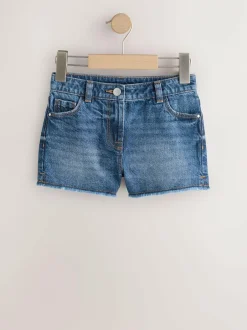 Next Blue 2 Pack Fray Shorts (3-16yrs) Discount