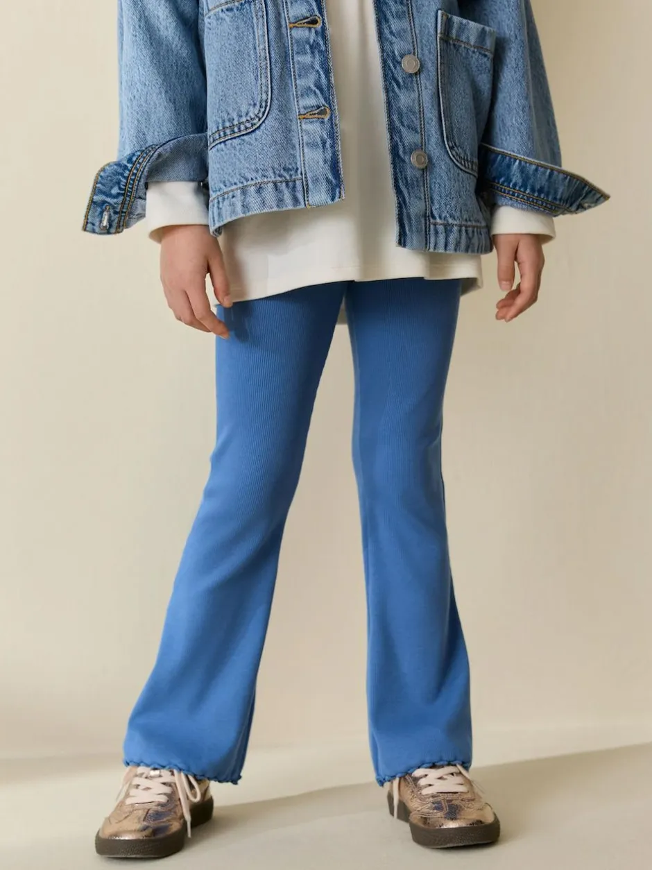 Next Blue 1 Pack Rib Flare Leggings (3-16yrs) Sale