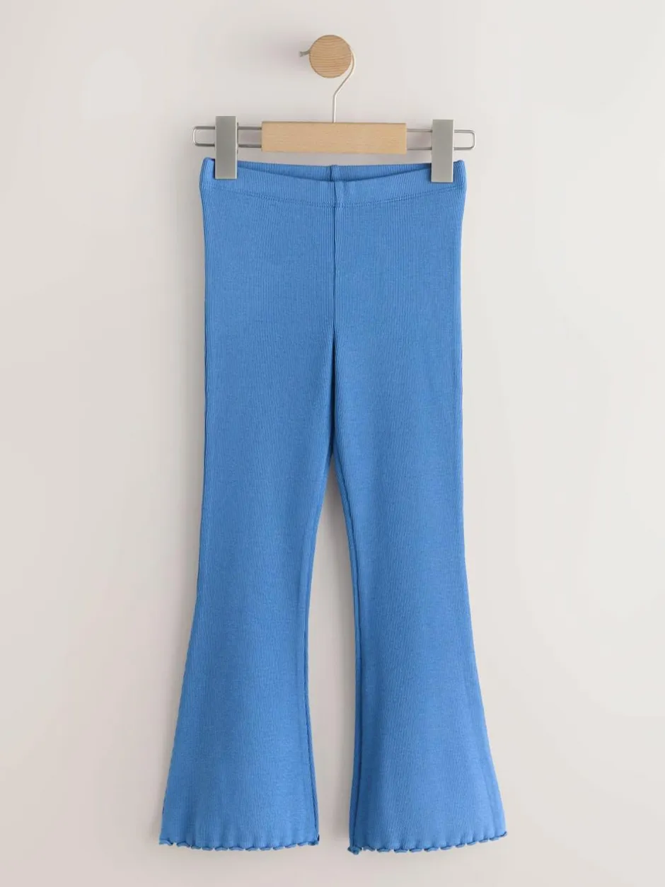 Next Blue 1 Pack Rib Flare Leggings (3-16yrs) Sale