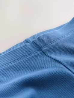 Next Blue 1 Pack Rib Flare Leggings (3-16yrs) Sale