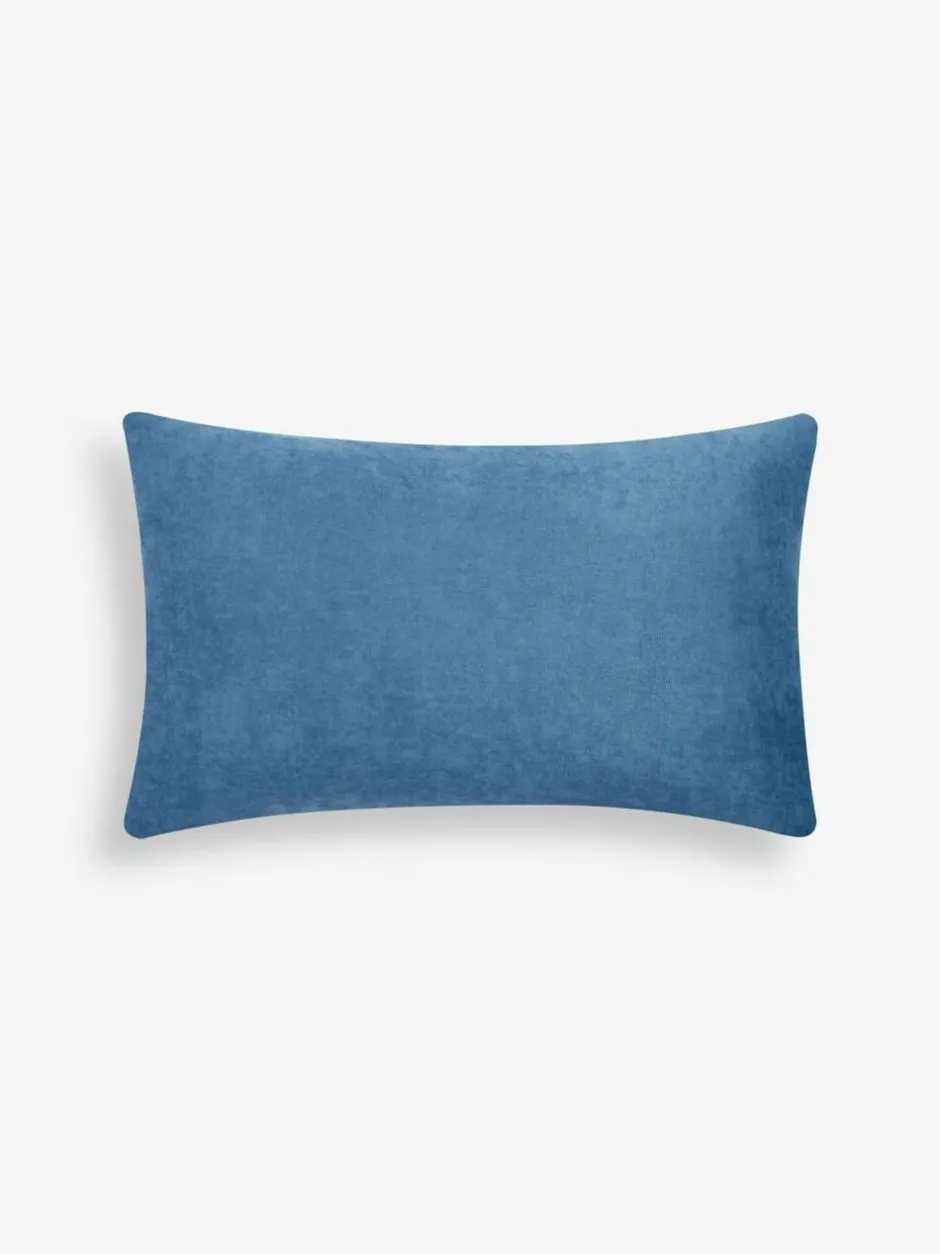 Next 40 x 59cm Haze Velvet Stripe Cushion Blue Online