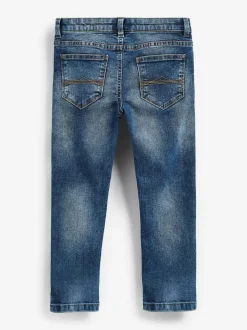 Next Blue Acid Wash Regular Fit Stretch Jeans (3-17yrs) Best