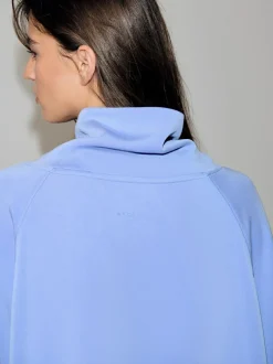Next Active Modal Supersoft Cowl Neck Jumper Blue