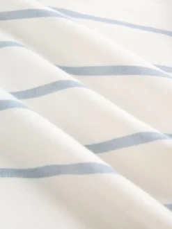 Next Baby Jersey Rompers 2 Pack Blue and White Striped Clearance