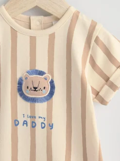 Next Baby Jersey Romper Blue New