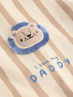 Next Baby Jersey Romper Blue New