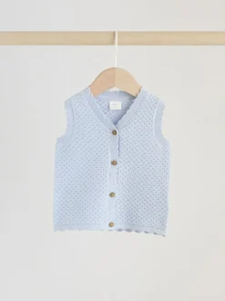 Next Blue Baby Knitted Top and Leggings Set 2 Piece (0mths-2yrs) Online