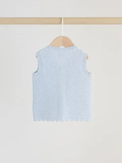 Next Blue Baby Knitted Top and Leggings Set 2 Piece (0mths-2yrs) Online