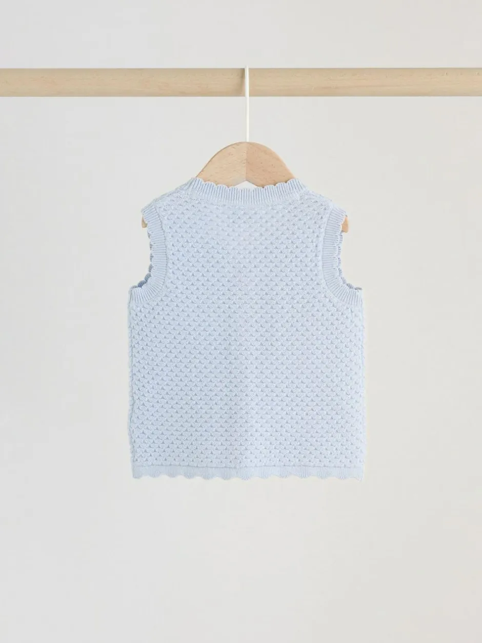 Next Blue Baby Knitted Top and Leggings Set 2 Piece (0mths-2yrs) Online