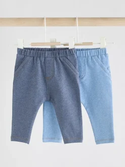 Next Blue Baby Leggings 2 Pack (0mths-2yrs) Online