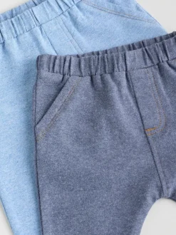 Next Blue Baby Leggings 2 Pack (0mths-2yrs) Online