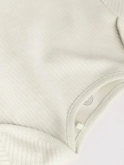 Next Blue Baby Long Sleeve Bodysuits 5 Pack Clearance