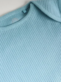 Next Blue Baby Short Sleeve Bodysuits 5 Pack New