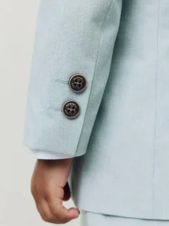 Next Blue Blazer Shirt Trousers and Bow Tie Set (3mths-9yrs) New