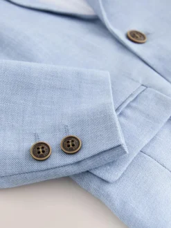 Next Blazer Shirt Trousers and Bow Tie Set (3mths-9yrs) Blue Discount