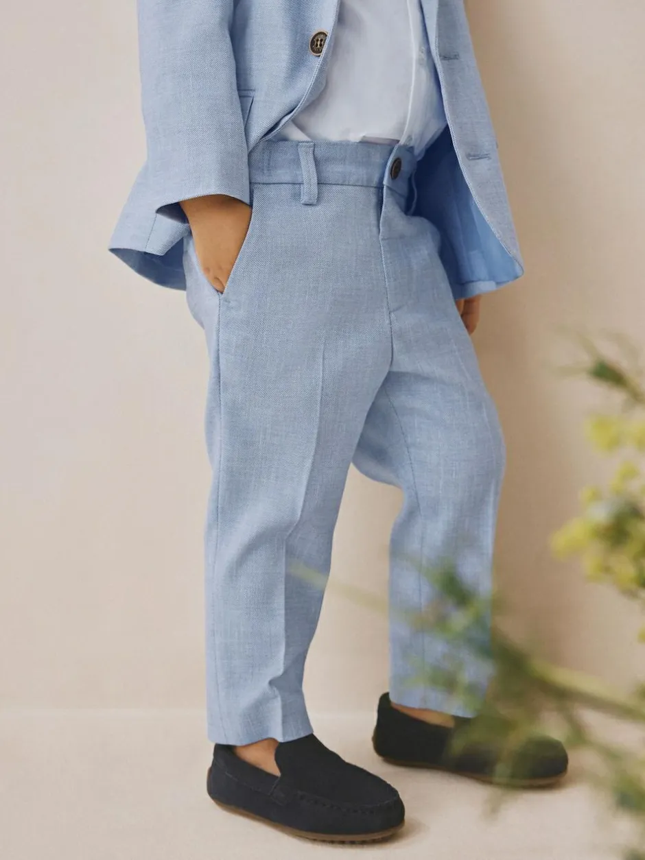 Next Blazer Shirt Trousers and Bow Tie Set (3mths-9yrs) Blue Discount