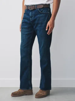 Next Blue Bootcut Signature Belted Jeans Online