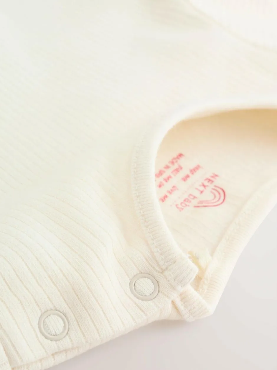 Next Blue Bow Baby Cord Pinafore Long Sleeve Bodysuit & Tights Set (0mths-2yrs) Best