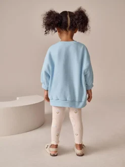 Next Sweatshirt & Leggings Set (3mths-7yrs) Blue Bow Duck Hot