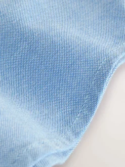 Next Short Sleeve Long Sleeve Oxford Shirt (3mths-7yrs) Blue Character Discount