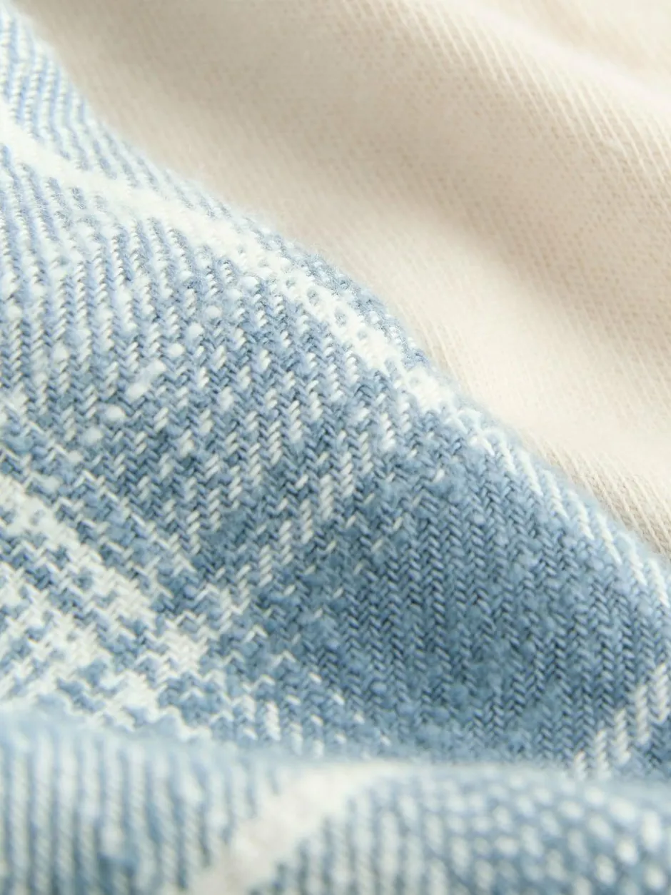 Next Long Sleeve Shirt and T-Shirt Set (3mths-7yrs) Blue Check