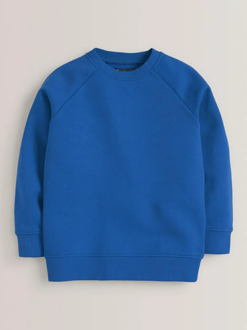 Next Crew Neck School Sweater (3-16yrs) Blue Sale