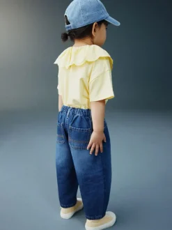 Next Blue Denim Barrel Jeans (3mths-7yrs) Outlet