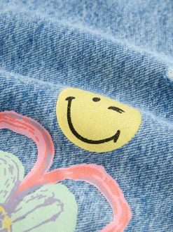 Next Blue Denim SmileyWorld® Barrel Jeans (3-16yrs) Clearance